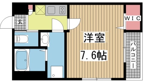 ワコーレヴィータ国香通 303|神戸市中央区国香通(JR東海道本線(近畿)三ノ宮駅)のアパート間取 ワコーレヴィータ国香通 303|神戸市中央区国香通(JR東海道本線(近畿)三ノ宮駅)のアパート間取