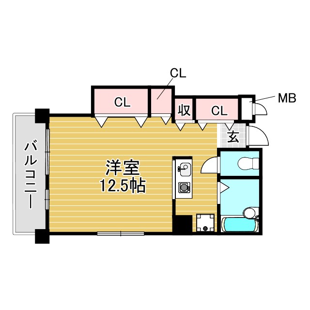 クレストヒル御影 303|神戸市東灘区御影中町(阪神本線御影駅)のマンション間取 クレストヒル御影 303|神戸市東灘区御影中町(阪神本線御影駅)のマンション間取