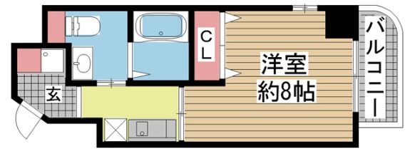 クレアール神戸 304|神戸市中央区加納町(JR東海道本線(近畿)三ノ宮駅)のマンション間取 クレアール神戸 304|神戸市中央区加納町(JR東海道本線(近畿)三ノ宮駅)のマンション間取