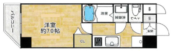 セオリー神戸ラメール 901|神戸市中央区筒井町(阪急神戸線春日野道駅)のマンション間取 セオリー神戸ラメール 901|神戸市中央区筒井町(阪急神戸線春日野道駅)のマンション間取