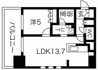 ワコーレ ザ・神戸旧居留地レジデンスタワー 410|神戸市中央区海岸通(JR東海道本線(近畿)元町駅)のマンション間取 ワコーレ ザ・神戸旧居留地レジデンスタワー 410|神戸市中央区海岸通(JR東海道本線(近畿)元町駅)のマンション間取