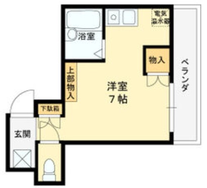 神戸市灘区篠原台の賃貸物件間取画像