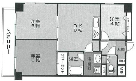 ランデージ神戸花隈 102|神戸市中央区花隈町(神戸高速線花隈駅)のマンション間取 ランデージ神戸花隈 102|神戸市中央区花隈町(神戸高速線花隈駅)のマンション間取