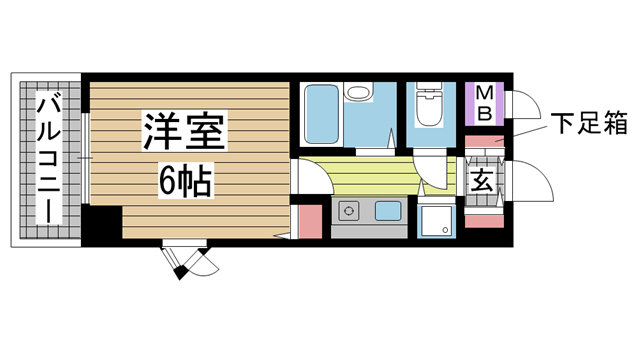 イトーピア三宮アーバンステージ 204|神戸市中央区八幡通(JR東海道本線(近畿)三ノ宮駅)のマンション間取 イトーピア三宮アーバンステージ 204|神戸市中央区八幡通(JR東海道本線(近畿)三ノ宮駅)のマンション間取
