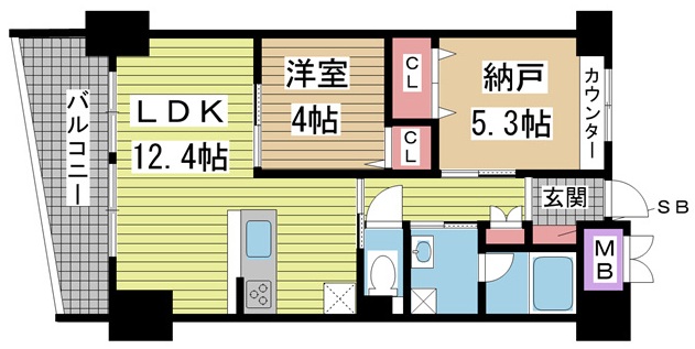 神戸市垂水区平磯の賃貸物件間取画像