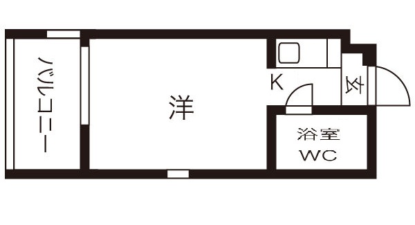 神戸市東灘区御影中町の賃貸物件間取画像