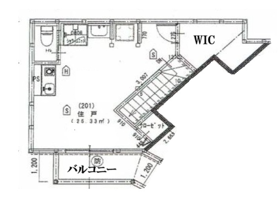 Walk one minutes岡本 201|神戸市東灘区岡本(JR東海道本線(近畿)摂津本山駅)のマンション間取 Walk one minutes岡本 201|神戸市東灘区岡本(JR東海道本線(近畿)摂津本山駅)のマンション間取
