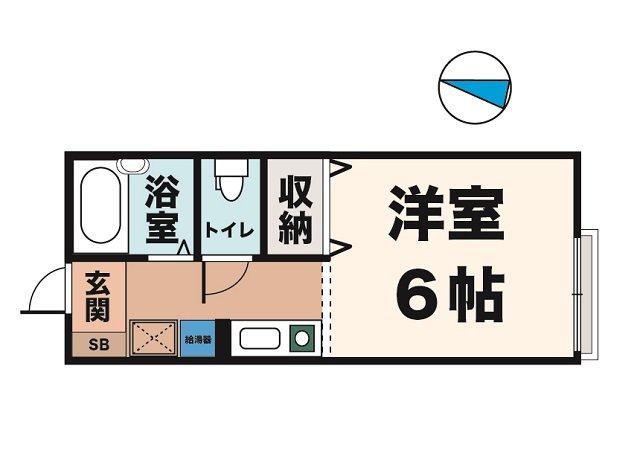 神戸市須磨区多井畑東町の賃貸物件間取画像