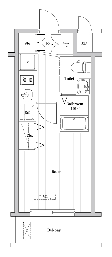 神戸市兵庫区湊町の賃貸物件間取画像