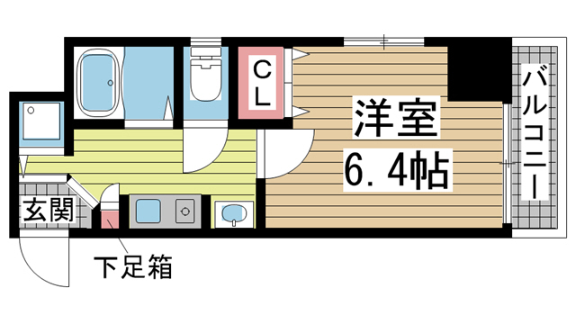プレサンス神戸裁判所前 506|神戸市中央区橘通(JR東海道本線(近畿)神戸駅)のマンション間取 プレサンス神戸裁判所前 506|神戸市中央区橘通(JR東海道本線(近畿)神戸駅)のマンション間取