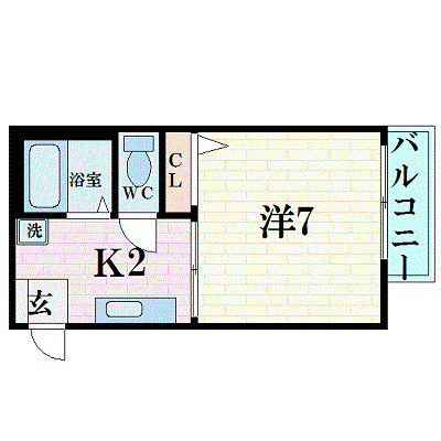 ブロスハイツ住吉本町 102|神戸市東灘区住吉本町(JR東海道本線(近畿)住吉駅)のマンション間取 ブロスハイツ住吉本町 102|神戸市東灘区住吉本町(JR東海道本線(近畿)住吉駅)のマンション間取