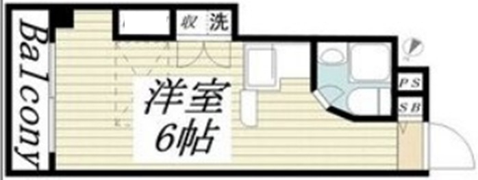 神戸市長田区大橋町の賃貸物件間取画像