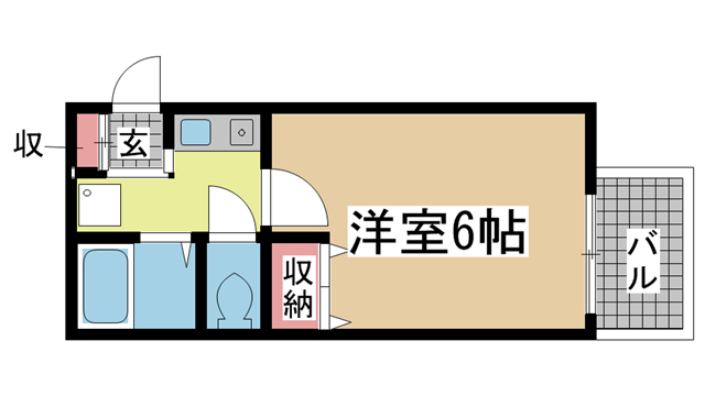 アコルデパルク三宮 203|神戸市中央区琴ノ緒町(JR東海道本線(近畿)三ノ宮駅)のマンション間取 アコルデパルク三宮 203|神戸市中央区琴ノ緒町(JR東海道本線(近畿)三ノ宮駅)のマンション間取