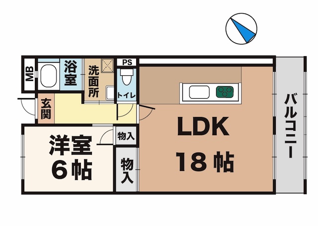 グリーンハイツ松本 303|神戸市垂水区名谷町(JR山陽本線垂水駅)のマンション間取 グリーンハイツ松本 303|神戸市垂水区名谷町(JR山陽本線垂水駅)のマンション間取