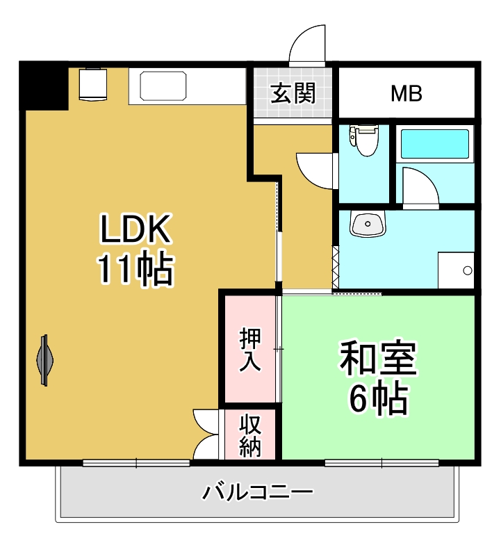 セントラルハイツ湊川 904|神戸市兵庫区新開地(神戸高速線新開地駅)のマンション間取 セントラルハイツ湊川 904|神戸市兵庫区新開地(神戸高速線新開地駅)のマンション間取