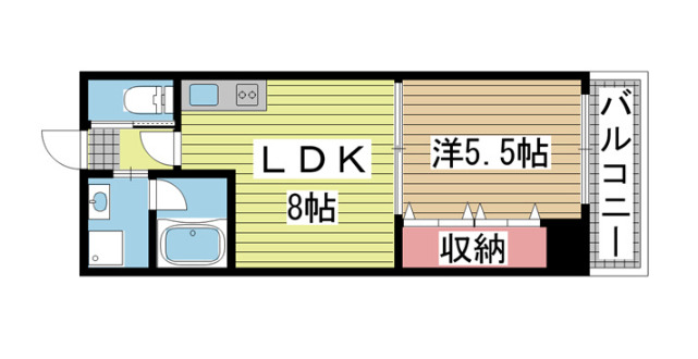 ウィングコート小松 902|神戸市兵庫区小松通(神戸市営地下鉄海岸線和田岬駅)のマンション間取 ウィングコート小松 902|神戸市兵庫区小松通(神戸市営地下鉄海岸線和田岬駅)のマンション間取