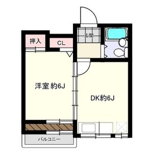 山本住宅 203|神戸市中央区山本通(神戸市営地下鉄線県庁前駅)のアパート間取 山本住宅 203|神戸市中央区山本通(神戸市営地下鉄線県庁前駅)のアパート間取