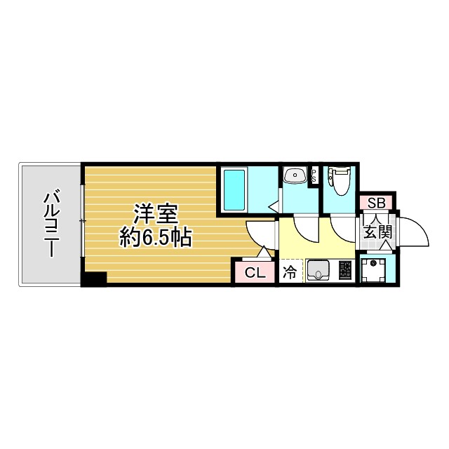 エスリード神戸兵庫駅ミッドポート 207|神戸市兵庫区松原通(JR山陽本線兵庫駅)のマンション間取 エスリード神戸兵庫駅ミッドポート 207|神戸市兵庫区松原通(JR山陽本線兵庫駅)のマンション間取