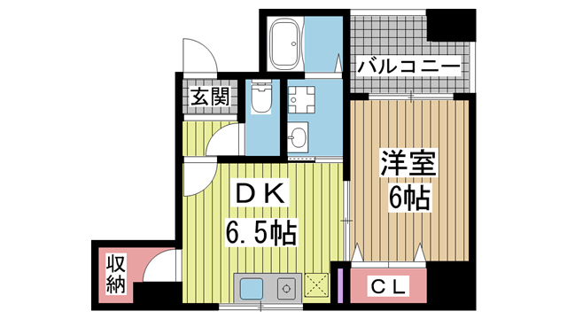神戸市中央区元町通の賃貸物件間取画像