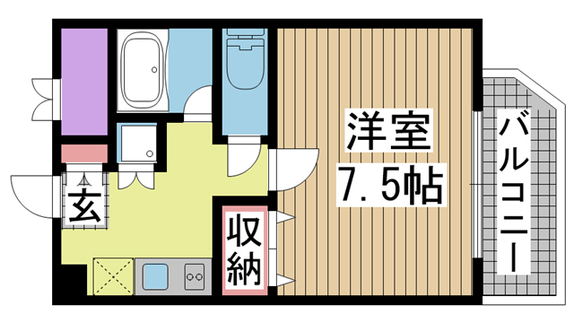 メゾン・ド・ヴィレ須磨潮見坂 203|神戸市須磨区千守町(山陽電鉄線須磨寺駅)のマンション間取 メゾン・ド・ヴィレ須磨潮見坂 203|神戸市須磨区千守町(山陽電鉄線須磨寺駅)のマンション間取