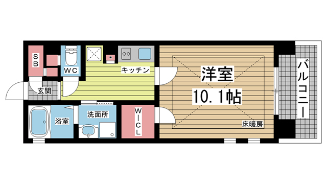アーバンヴィレッジ兵庫エスタシオン 301|神戸市兵庫区駅南通(JR山陽本線兵庫駅)のマンション間取 アーバンヴィレッジ兵庫エスタシオン 301|神戸市兵庫区駅南通(JR山陽本線兵庫駅)のマンション間取