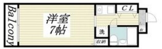 メゾン・ド・六甲パートⅢ 410|神戸市灘区浜田町(JR東海道本線(近畿)六甲道駅)のマンション間取 メゾン・ド・六甲パートⅢ 410|神戸市灘区浜田町(JR東海道本線(近畿)六甲道駅)のマンション間取