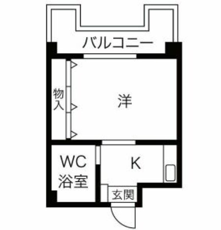 神戸市兵庫区水木通の賃貸物件間取画像