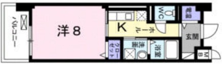 ヴィラ村雨 104|神戸市須磨区村雨町(JR山陽本線須磨海浜公園駅)のマンション間取 ヴィラ村雨 104|神戸市須磨区村雨町(JR山陽本線須磨海浜公園駅)のマンション間取