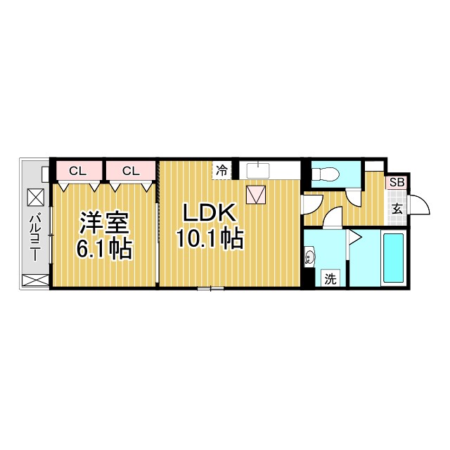 神戸市北区鈴蘭台北町の賃貸物件間取画像