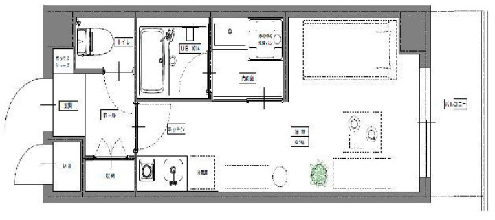 ARCO PLACE 202|神戸市中央区二宮町(JR東海道本線(近畿)三ノ宮駅)のマンション間取 ARCO PLACE 202|神戸市中央区二宮町(JR東海道本線(近畿)三ノ宮駅)のマンション間取