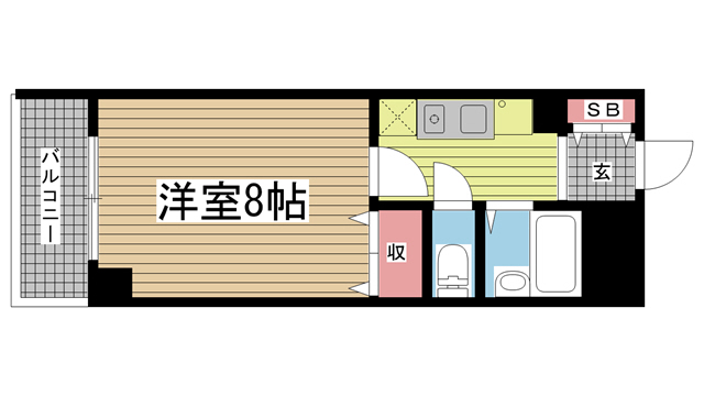 アクティ須磨浦 302|神戸市須磨区須磨浦通(JR山陽本線須磨駅)のマンション間取 アクティ須磨浦 302|神戸市須磨区須磨浦通(JR山陽本線須磨駅)のマンション間取