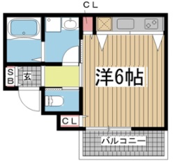 グランメール中原通 301|神戸市灘区中原通(阪急神戸線王子公園駅)のアパート間取 グランメール中原通 301|神戸市灘区中原通(阪急神戸線王子公園駅)のアパート間取