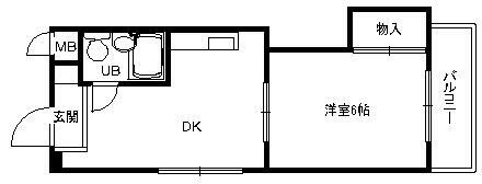 シンエーハイツ六甲道 202|神戸市灘区琵琶町(JR東海道本線(近畿)六甲道駅)のマンション間取 シンエーハイツ六甲道 202|神戸市灘区琵琶町(JR東海道本線(近畿)六甲道駅)のマンション間取
