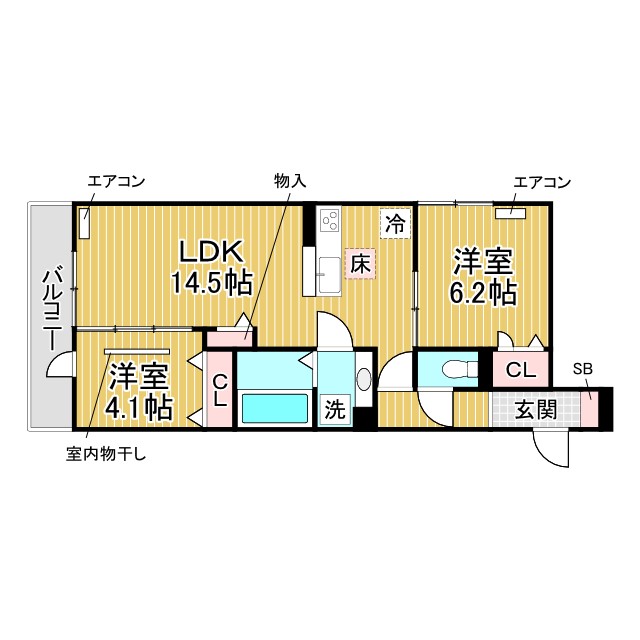 イルフォンターナ大田町 102|神戸市須磨区大田町(山陽電鉄線板宿駅)のアパート間取 イルフォンターナ大田町 102|神戸市須磨区大田町(山陽電鉄線板宿駅)のアパート間取
