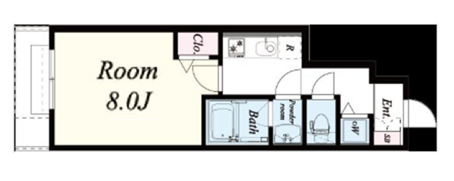 ラフィーネ神戸NorthWing 105|神戸市長田区房王寺町(神戸電鉄有馬線長田駅)のアパート間取 ラフィーネ神戸NorthWing 105|神戸市長田区房王寺町(神戸電鉄有馬線長田駅)のアパート間取