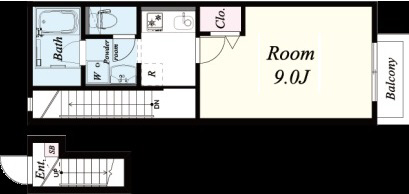 ラフィーネ神戸NorthWing 113|神戸市長田区房王寺町(神戸電鉄有馬線長田駅)のアパート間取 ラフィーネ神戸NorthWing 113|神戸市長田区房王寺町(神戸電鉄有馬線長田駅)のアパート間取