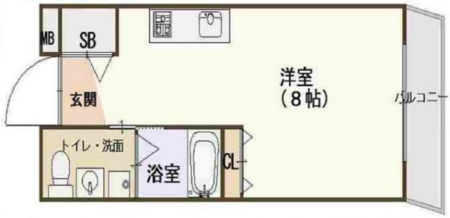 Giulia須磨浦Ⅲ 301|神戸市須磨区須磨浦通(JR山陽本線須磨駅)のアパート間取 Giulia須磨浦Ⅲ 301|神戸市須磨区須磨浦通(JR山陽本線須磨駅)のアパート間取