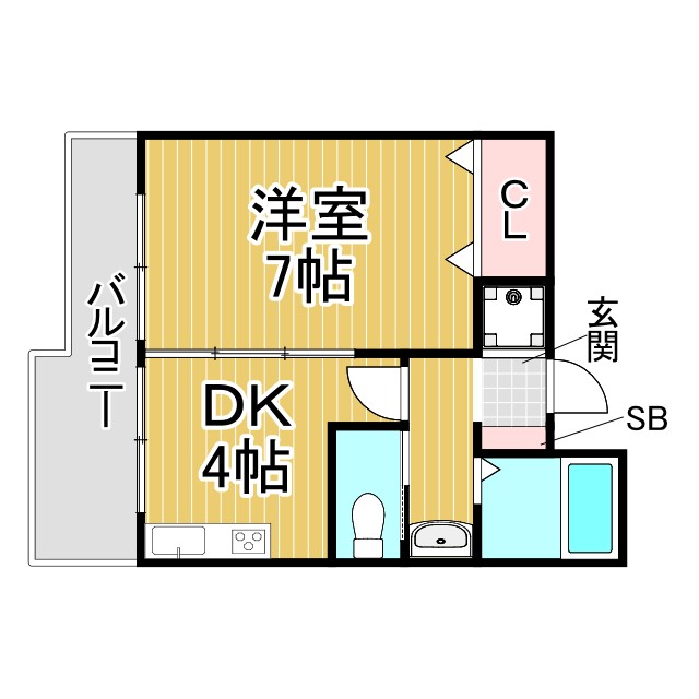 walk10minutes 302|神戸市東灘区田中町(JR東海道本線(近畿)住吉駅)のアパート間取 walk10minutes 302|神戸市東灘区田中町(JR東海道本線(近畿)住吉駅)のアパート間取