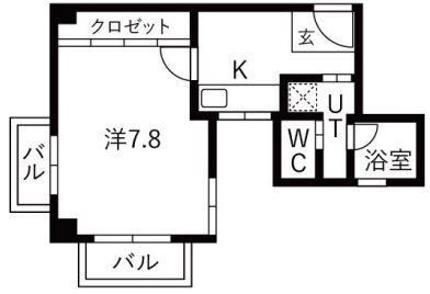 エルパラッツォ記田 304|神戸市灘区記田町(JR東海道本線(近畿)六甲道駅)のマンション間取 エルパラッツォ記田 304|神戸市灘区記田町(JR東海道本線(近畿)六甲道駅)のマンション間取