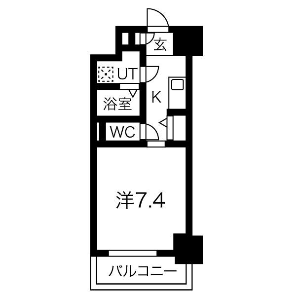 神戸市兵庫区湊町の賃貸物件間取画像