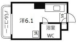 神戸市兵庫区湊町の賃貸物件間取画像