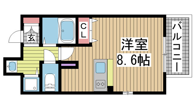 プレサンス三宮花時計前 1001|神戸市中央区八幡通(JR東海道本線(近畿)三ノ宮駅)のマンション間取 プレサンス三宮花時計前 1001|神戸市中央区八幡通(JR東海道本線(近畿)三ノ宮駅)のマンション間取