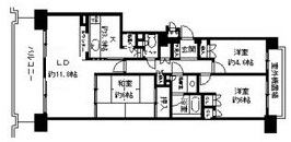 パーク・ハイム神戸熊内町 202|神戸市中央区熊内町(神戸市営地下鉄線新神戸駅)のマンション間取 パーク・ハイム神戸熊内町 202|神戸市中央区熊内町(神戸市営地下鉄線新神戸駅)のマンション間取