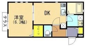 神戸市北区谷上西町の賃貸物件間取画像