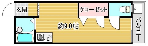 ハイツ篠原 102|神戸市灘区篠原北町(阪急神戸線六甲駅)のアパート間取 ハイツ篠原 102|神戸市灘区篠原北町(阪急神戸線六甲駅)のアパート間取