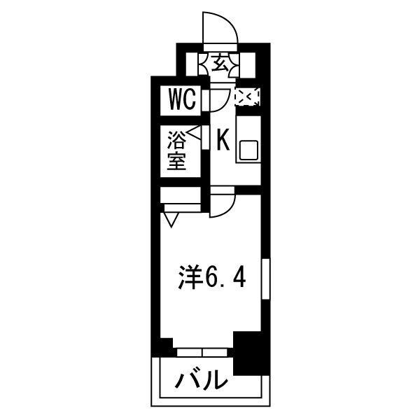 神戸市兵庫区水木通の賃貸物件間取画像