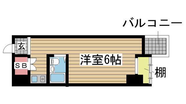 神戸市中央区元町通の賃貸物件間取画像