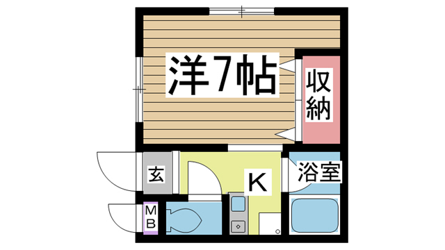 グランディア旗塚通 303|神戸市中央区旗塚通(阪急神戸線春日野道駅)のマンション間取 グランディア旗塚通 303|神戸市中央区旗塚通(阪急神戸線春日野道駅)のマンション間取
