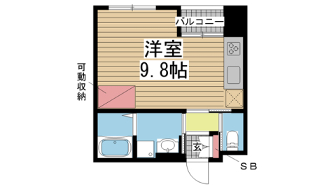 Lumina 402|神戸市中央区坂口通(JR東海道本線(近畿)灘駅)のマンション間取 Lumina 402|神戸市中央区坂口通(JR東海道本線(近畿)灘駅)のマンション間取