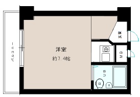 サンコート住吉駅前 303|神戸市東灘区住吉宮町(JR東海道本線(近畿)住吉駅)のマンション間取 サンコート住吉駅前 303|神戸市東灘区住吉宮町(JR東海道本線(近畿)住吉駅)のマンション間取